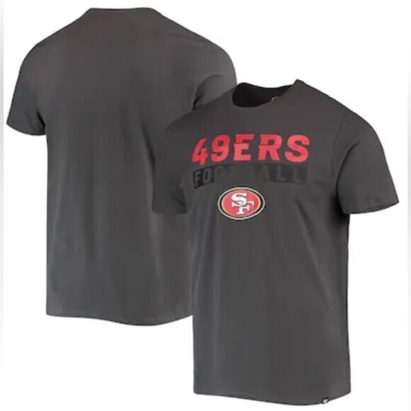 NWT ‘47 Brand Unisex Vintage Wash Graphic Tee Shirt NFL 49ers Football - Size XL - Picture 1 of 7